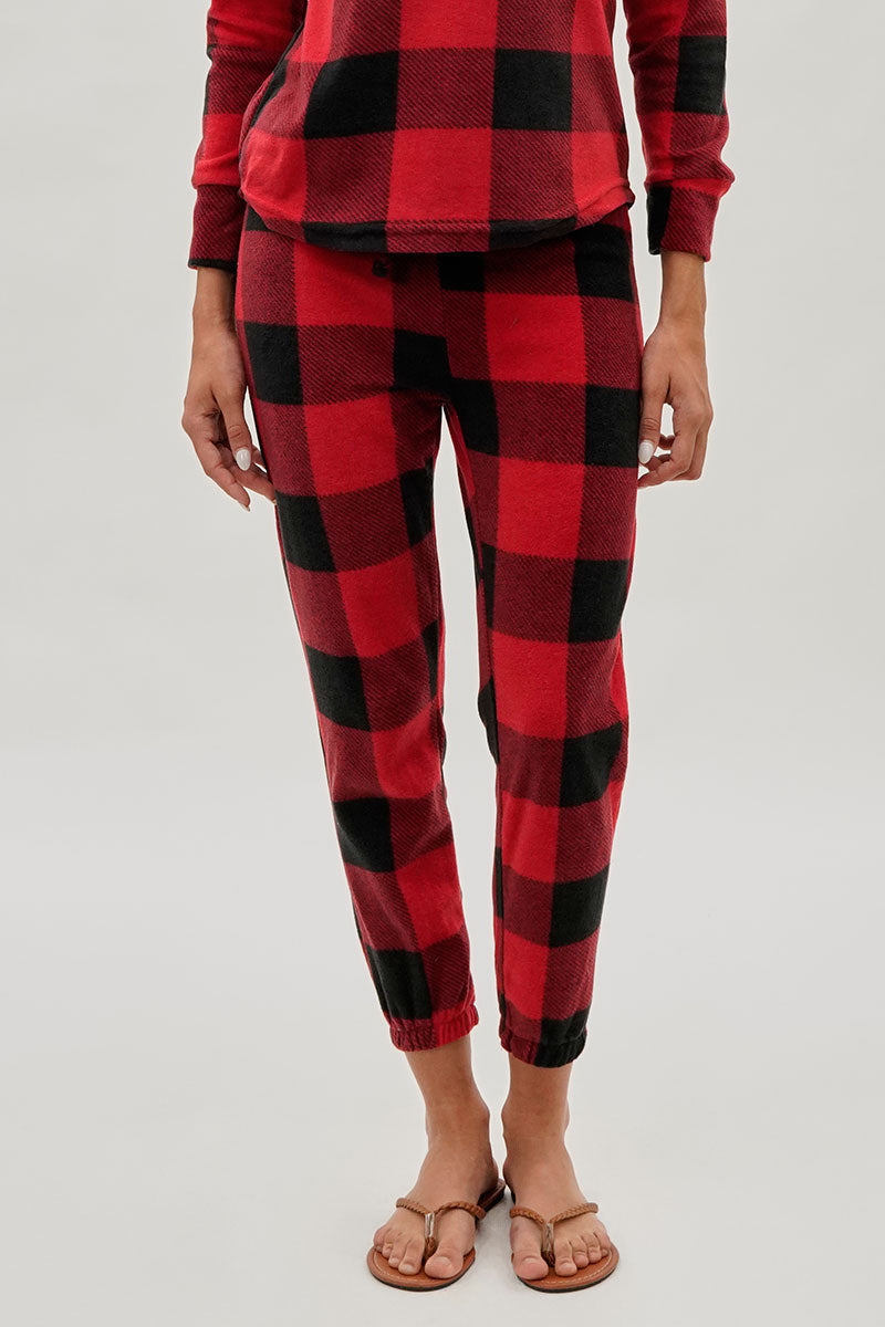 Pajama Bottoms Buffalo Plaid Pajamas Women's Pajama Bottoms