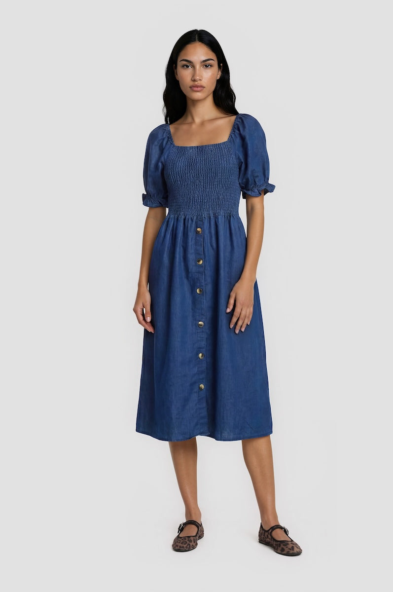 smocked dress womens Puff Sleeve sku_260204010 Items:Shorts White French Cuff Shirt Its Also Perfect For