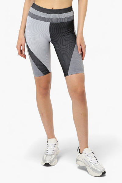 New Look Patterned Biker Shorts - Black - Womens Shorts & Capris - Fairweather