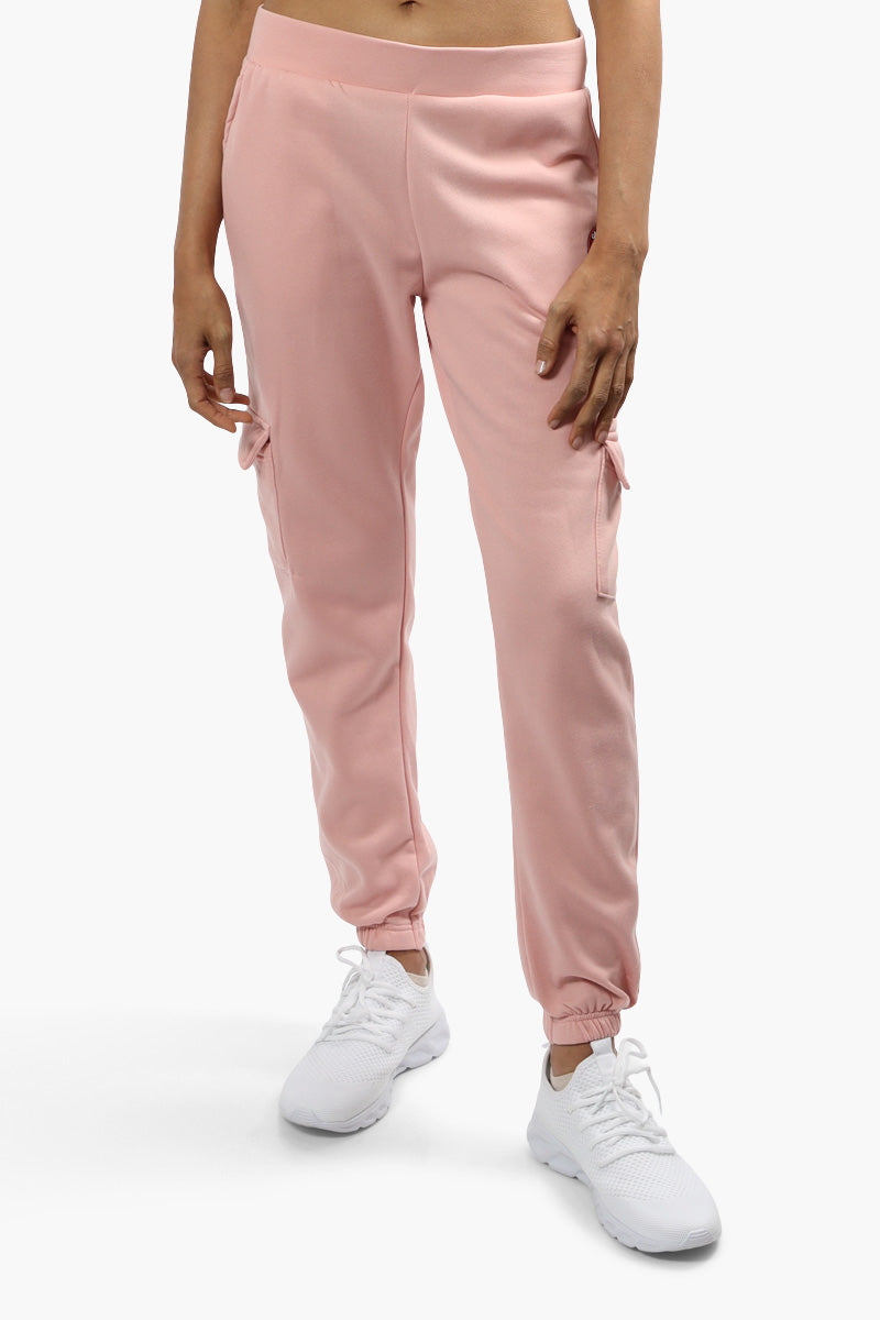 Canada Weather Gear Flap Pocket Cargo Joggers - Pink