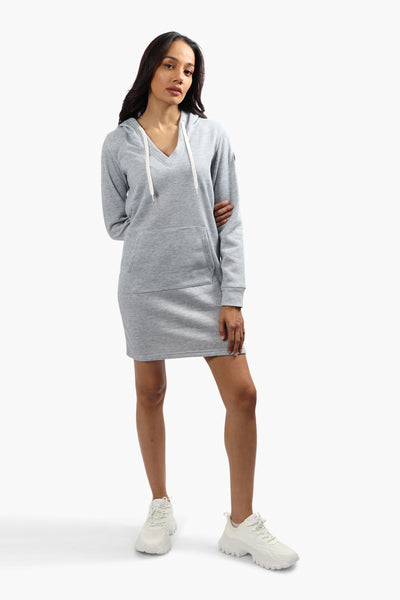 Canada Weather Gear Solid Tunic Hoodie - Grey - Womens Hoodies & Sweatshirts - Fairweather