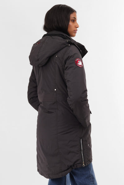 Canada Weather Gear Sherpa Lined Parka Jacket - Grey