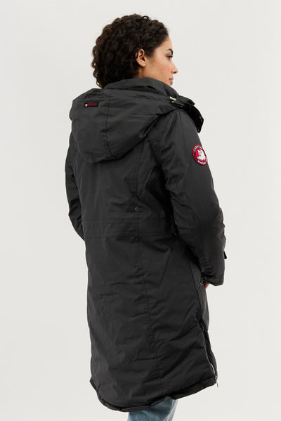 Canada Weather Gear Sherpa Lined Parka Jacket - Grey - Womens Parka Jackets - Fairweather