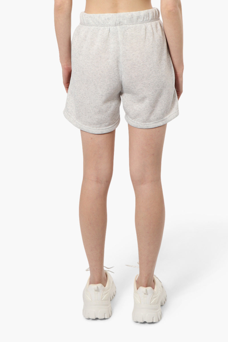 Canada Weather Gear Solid Tie Waist Shorts - Grey - Womens Shorts & Capris - Fairweather