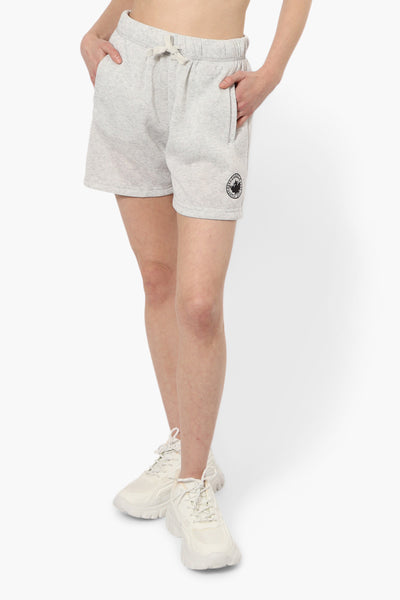 Canada Weather Gear Solid Tie Waist Shorts - Grey - Womens Shorts & Capris - Fairweather