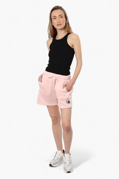 Canada Weather Gear Solid Tie Waist Shorts - Pink - Womens Shorts & Capris - Fairweather