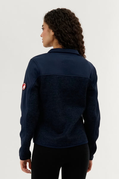 Canada Weather Gear Zip Up Knit Lightweight Jacket - Navy - Womens Lightweight Jackets - Fairweather