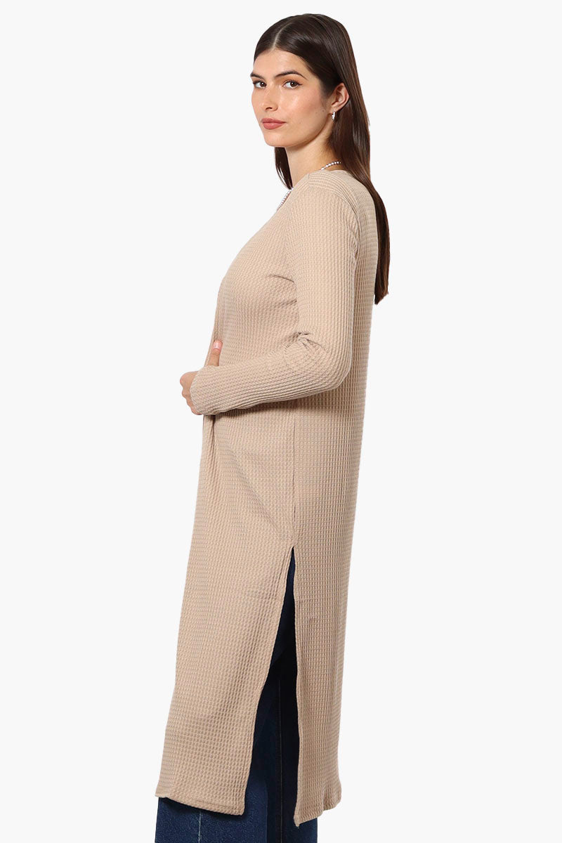 International INC Company Long Sleeve Side Slit Wrap