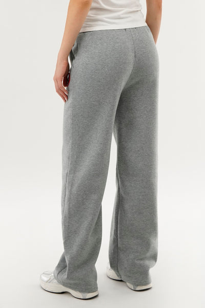 Fahrenheit Wide Leg Sweatpants - Grey - Womens Joggers & Sweatpants - Fairweather