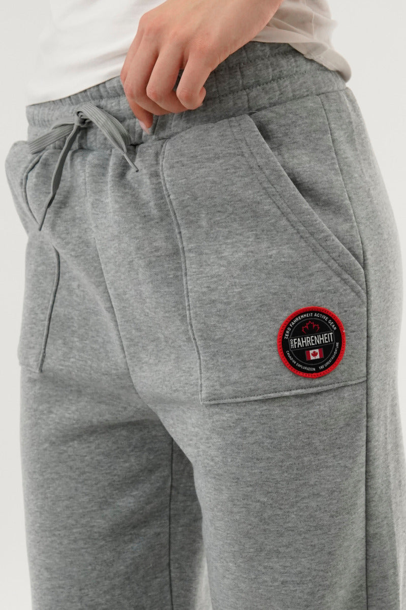 Fahrenheit Wide Leg Sweatpants - Grey - Womens Joggers & Sweatpants - Fairweather