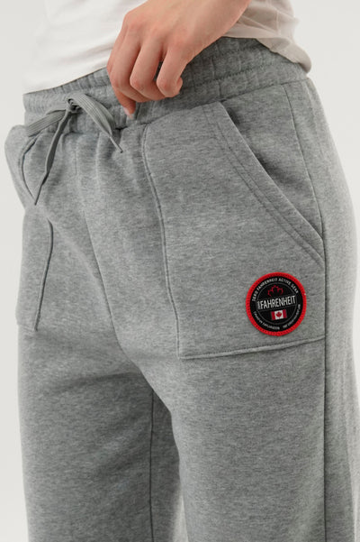 Fahrenheit Wide Leg Sweatpants - Grey - Womens Joggers & Sweatpants - Fairweather