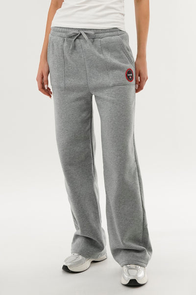 Fahrenheit Wide Leg Sweatpants - Grey - Womens Joggers & Sweatpants - Fairweather
