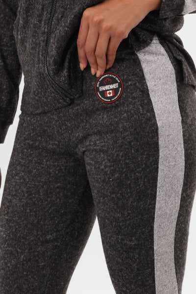 Fahrenheit Side Stripe Joggers - Black