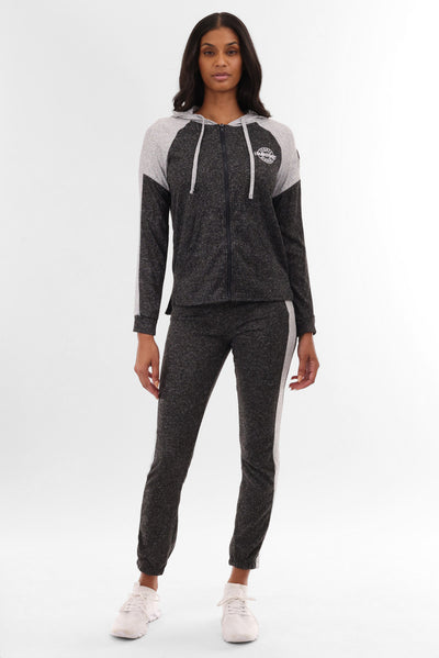 Fahrenheit Side Stripe Joggers - Black