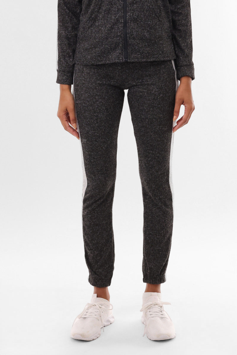 Fahrenheit Side Stripe Joggers - Black