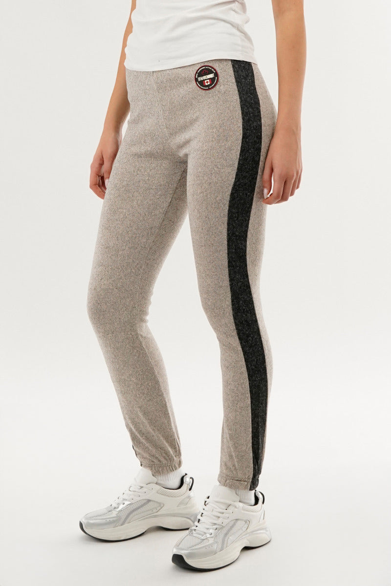 Fahrenheit Side Stripe Joggers - Cream - Womens Joggers & Sweatpants - Fairweather