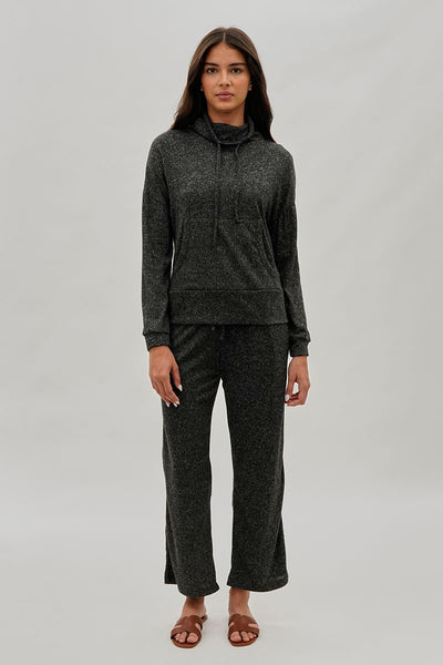 Fahrenheit Cowl Neck Sweatshirt - Black - Womens Hoodies & Sweatshirts - Fairweather