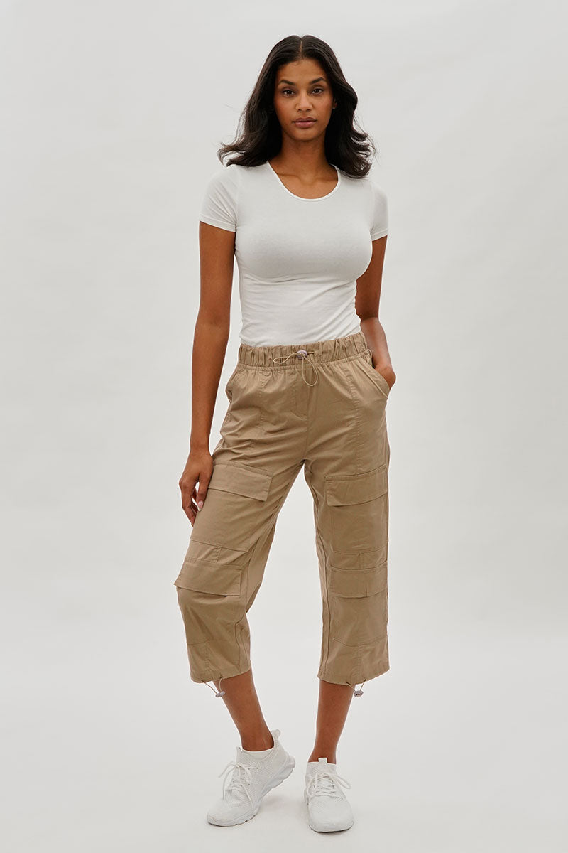 International INC Company Utility Cargo Capris - Beige - Womens Shorts & Capris - Fairweather