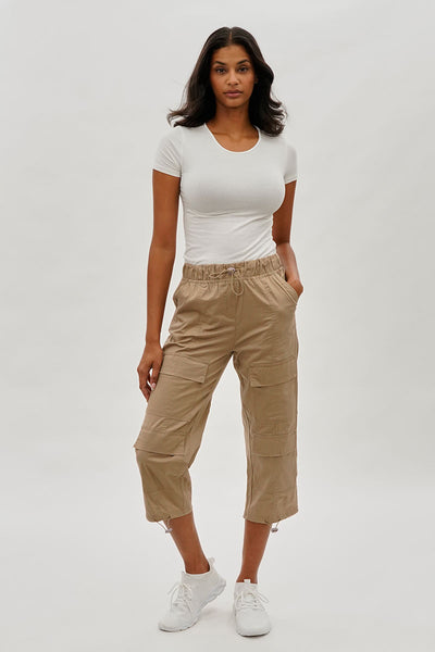 International INC Company Utility Cargo Capris - Beige - Womens Shorts & Capris - Fairweather