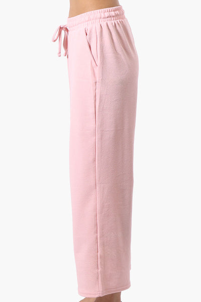Runaway Bay Tie Waist Wide Leg Pants - Pink - Womens Pants - Fairweather