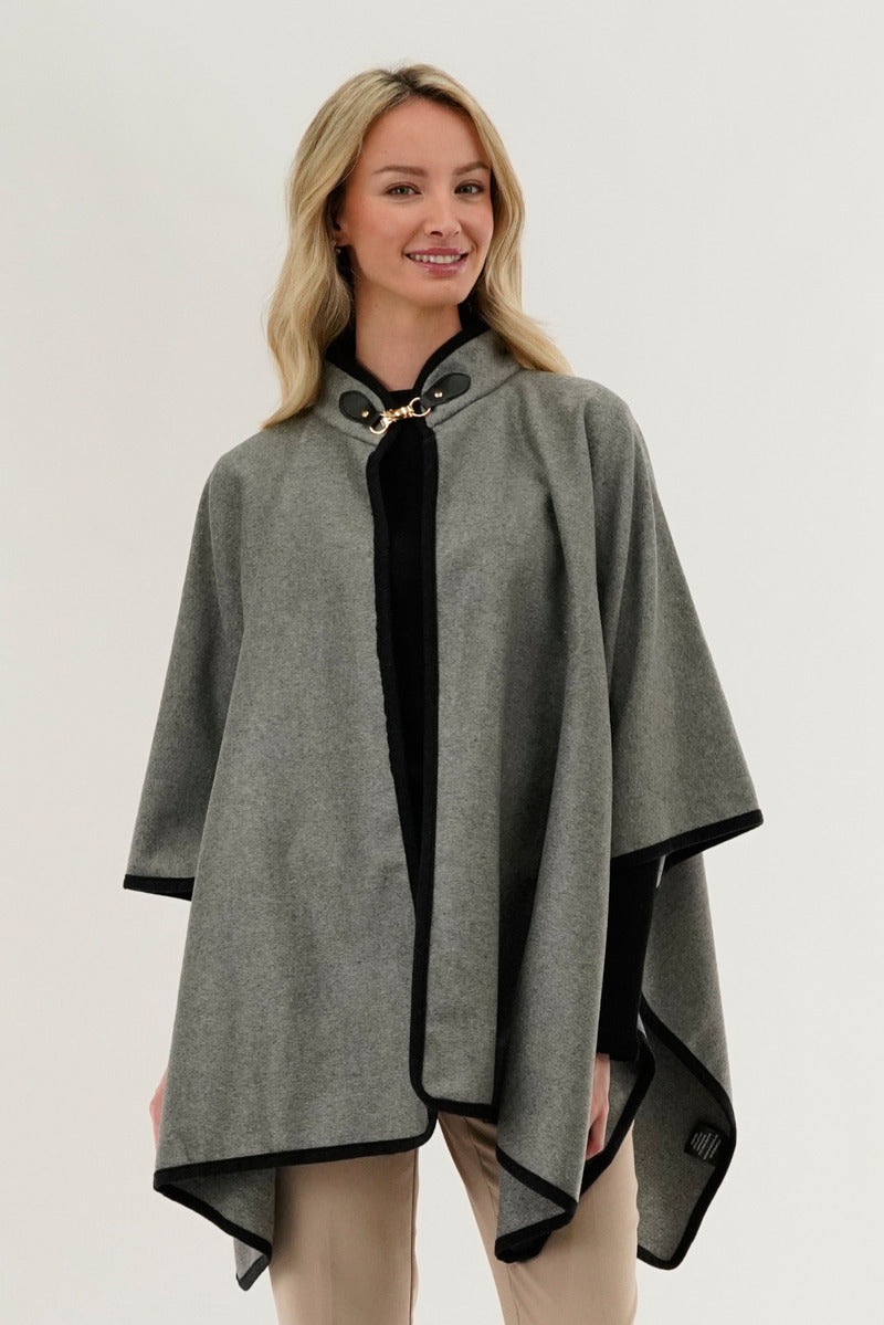 Canada Weather Gear Basic Poncho - Grey - Womens Ponchos - Fairweather