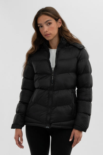 Canada Weather Gear Chevron Bomber Jacket - Black - Womens Bomber Jackets - Fairweather