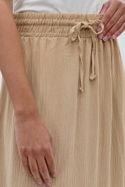 Stylexchange Vintage Tiered Cinched Skirt - Cream - Womens Skirts - Fairweather