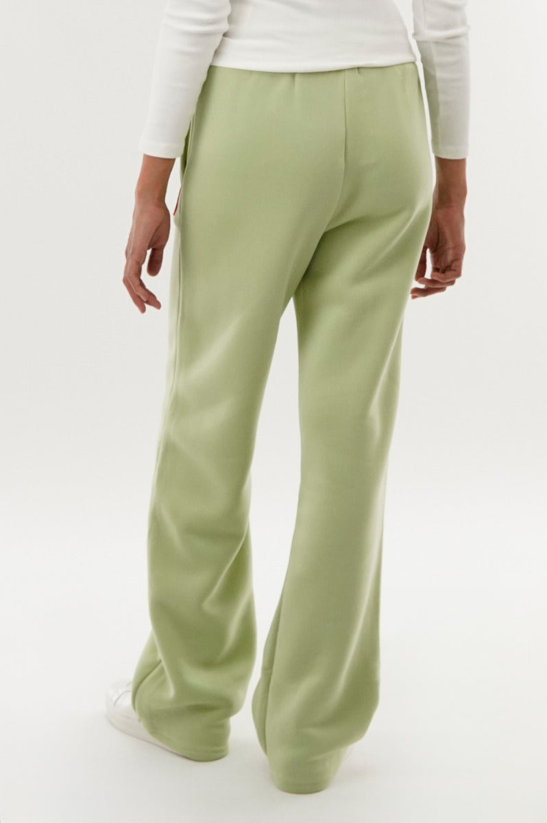 Fahrenheit Wide Leg Sweatpants - Green - Womens Joggers & Sweatpants - Fairweather