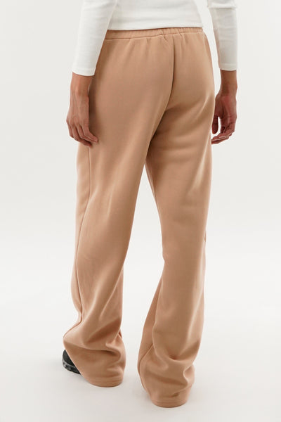 Fahrenheit Wide Leg Sweatpants - Beige - Womens Joggers & Sweatpants - Fairweather