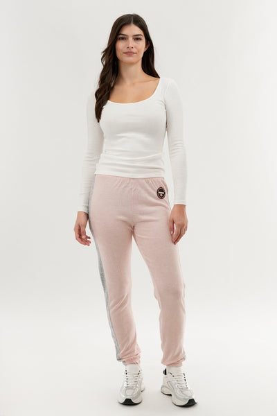 Fahrenheit Side Stripe Joggers - Pink