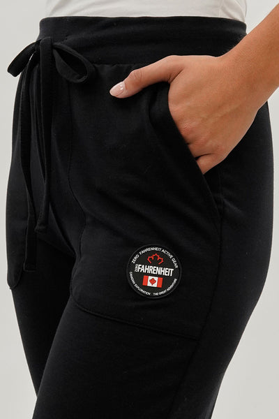 Pantalon de survêtement à cordon Fahrenheit - Noir