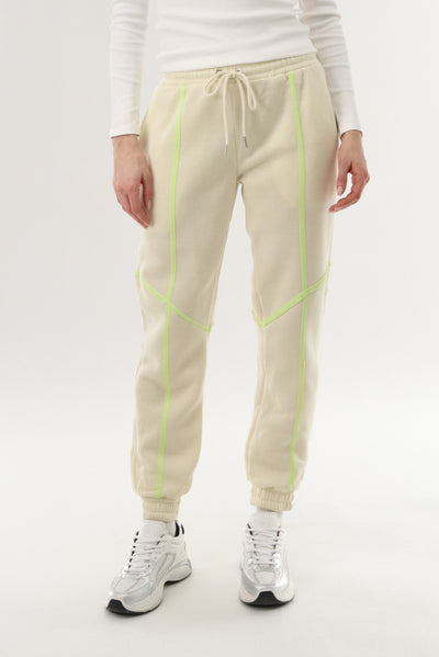 New Look Fleece Joggers - Cream - Womens Joggers & Sweatpants - Fairweather
