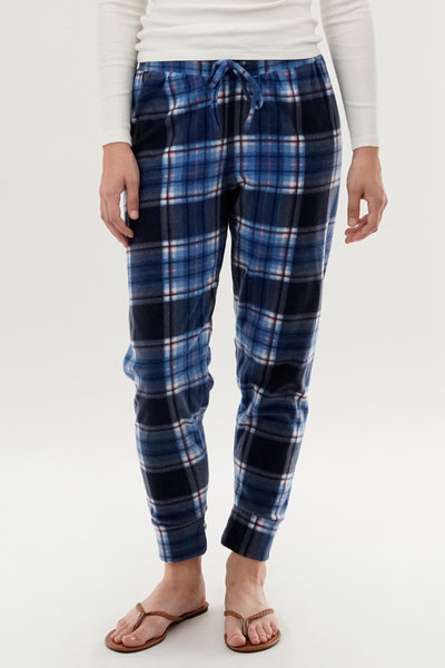 Canada Weather Gear Plaid Pajama Pants - Navy - Womens Pajamas - Fairweather
