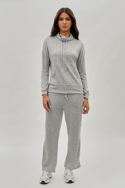 Fahrenheit Cowl Neck Sweatshirt - Grey - Womens Hoodies & Sweatshirts - Fairweather