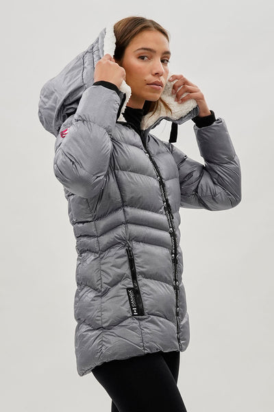 Canada Weather Gear Zip Off Sleeve Bomber Jacket - Grey - Womens Bomber Jackets - Fairweather