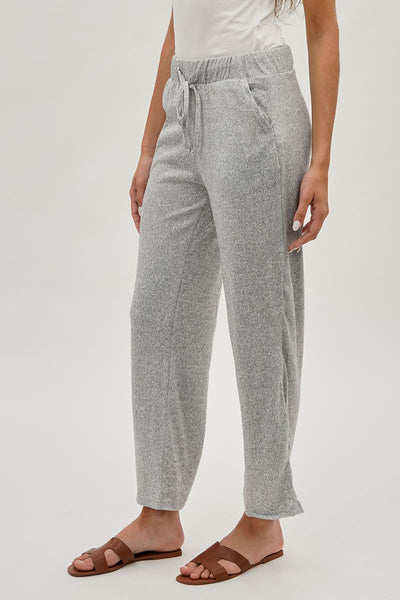 Fahrenheit Wide Leg Drawstring Sweatpants - Grey - Womens Joggers & Sweatpants - Fairweather