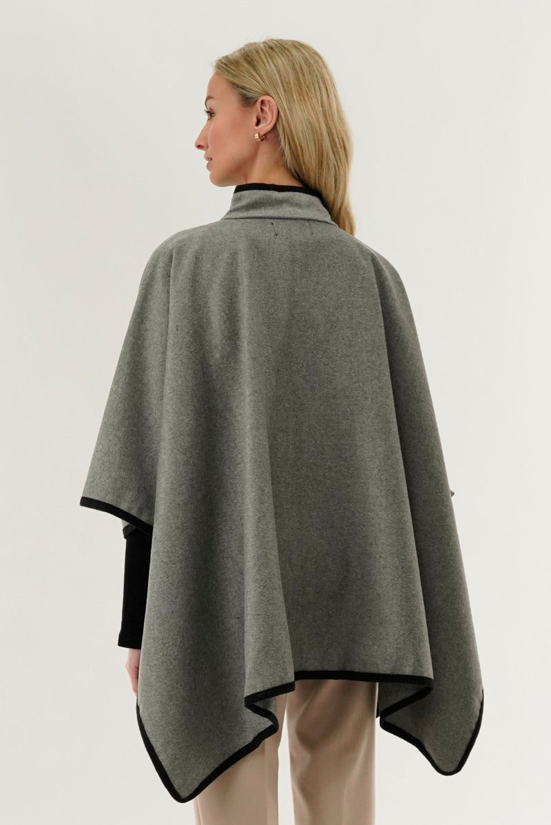 Canada Weather Gear Basic Poncho - Grey - Womens Ponchos - Fairweather