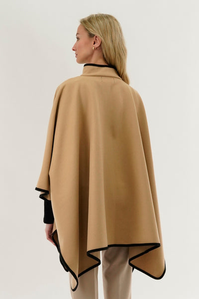 Canada Weather Gear Basic Poncho - Cream - Womens Ponchos - Fairweather