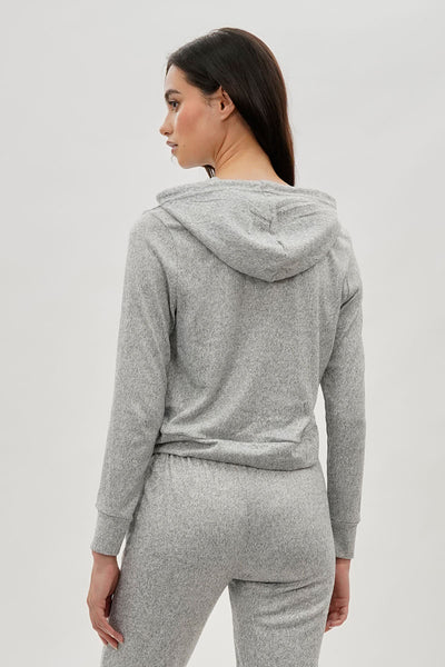 Fahrenheit Cropped Pullover Hoodie - Grey - Womens Hoodies & Sweatshirts - Fairweather