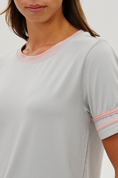 Stylexchange Vintage Striped Ringer Tee - Grey - Womens Tees & Tank Tops - Fairweather