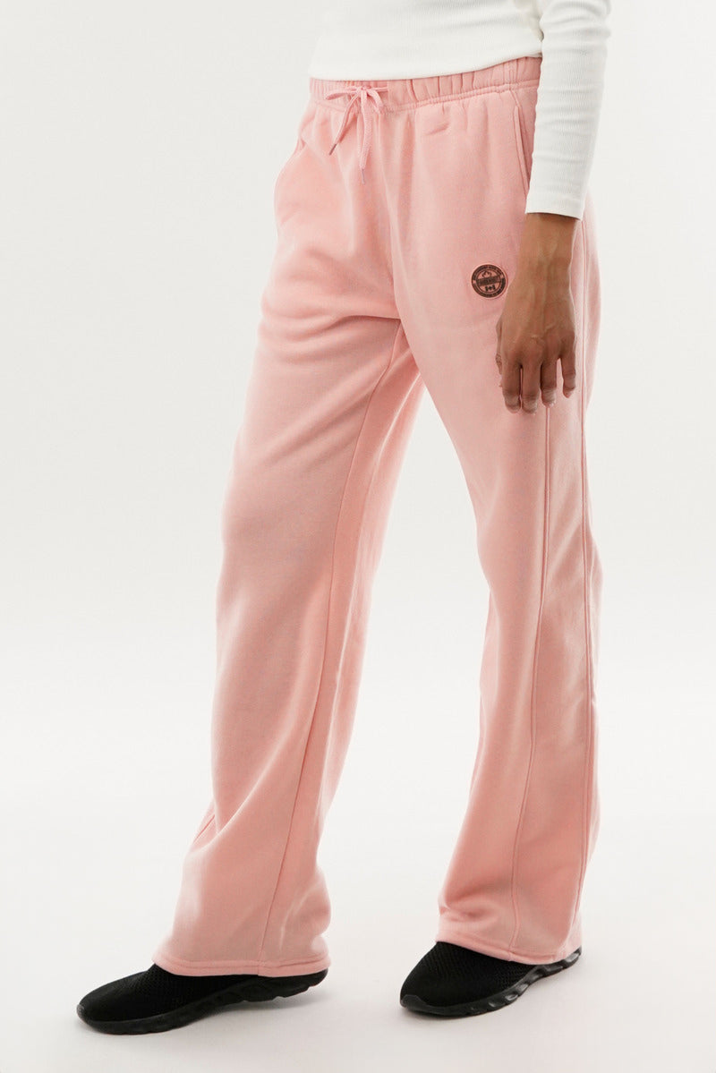 Fahrenheit Classic Wide Leg Sweatpants - Pink - Womens Joggers & Sweatpants - Fairweather