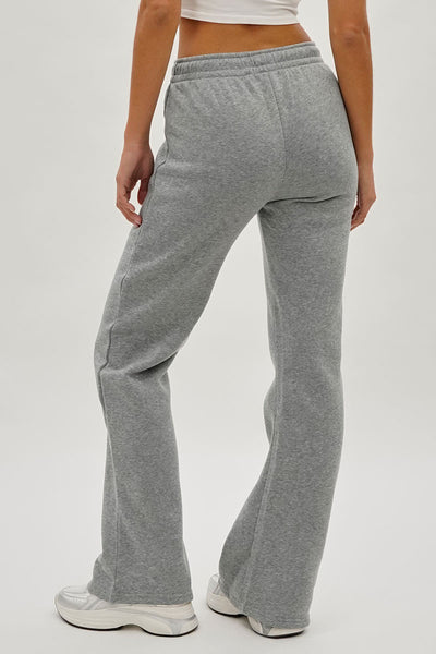 Pantalon de survêtement Fahrenheit à jambe large et cordon de serrage - Gris