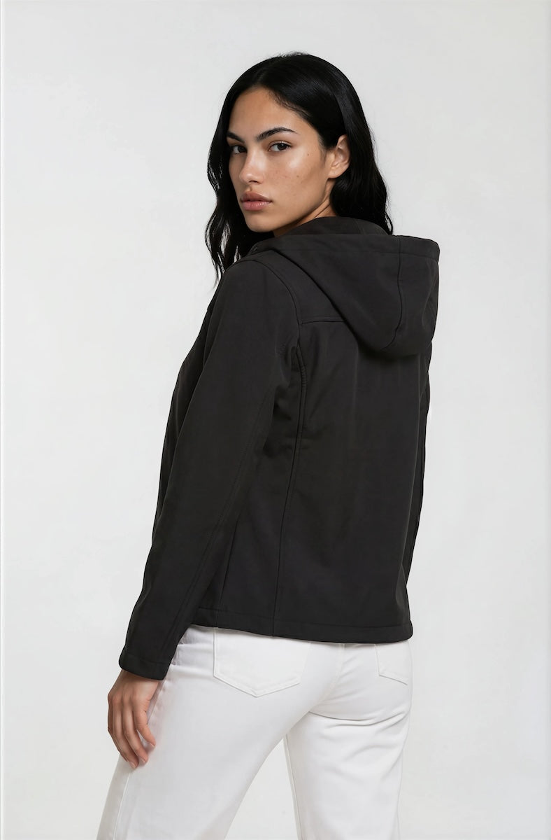 Software Engineer Jacket Hooded Tech Jacket - Black