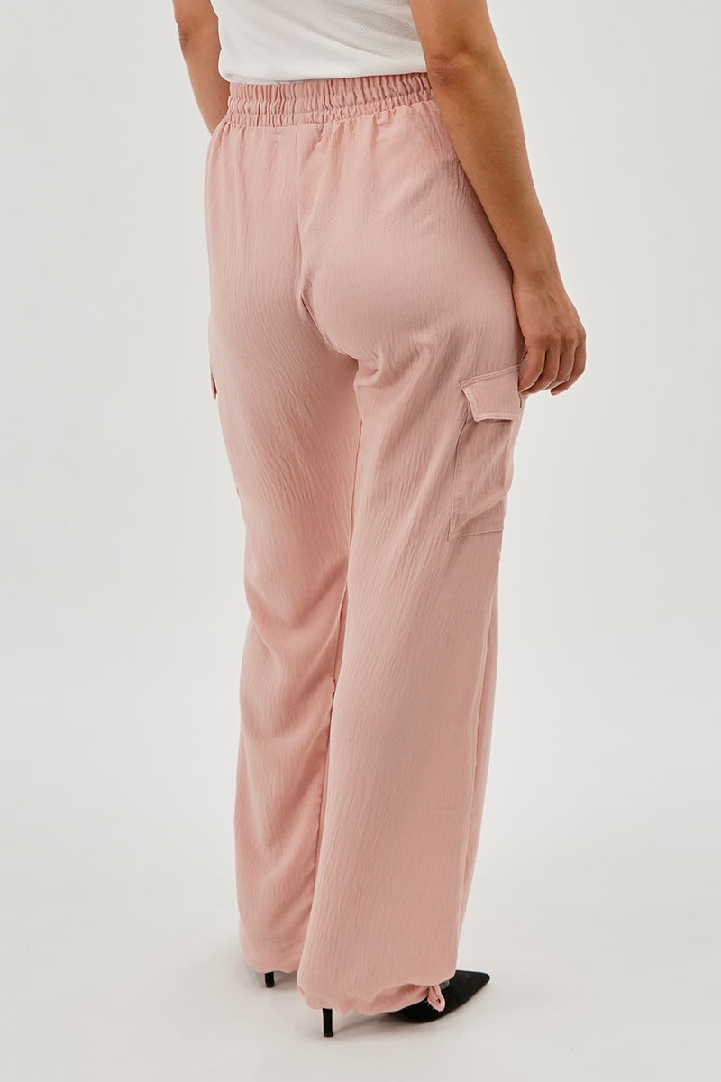 Stylexchange Vintage Drawstring Cargo Pants - Pink - Womens Pants - Fairweather