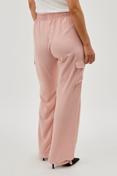 Stylexchange Vintage Drawstring Cargo Pants - Pink - Womens Pants - Fairweather