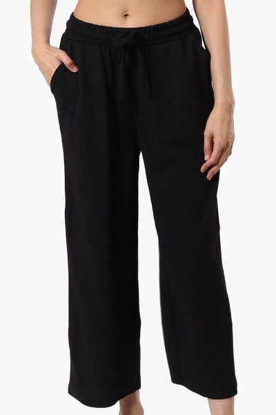Runaway Bay Tie Waist Wide Leg Pants - Black - Womens Pants - Fairweather
