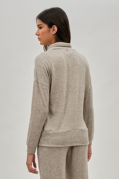 Fahrenheit Cowl Neck Sweatshirt - Cream - Womens Hoodies & Sweatshirts - Fairweather