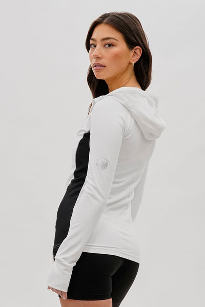 Canada Weather Gear Zip Up Yoga Lightweight Jacket - White - Womens Lightweight Jackets - Fairweather