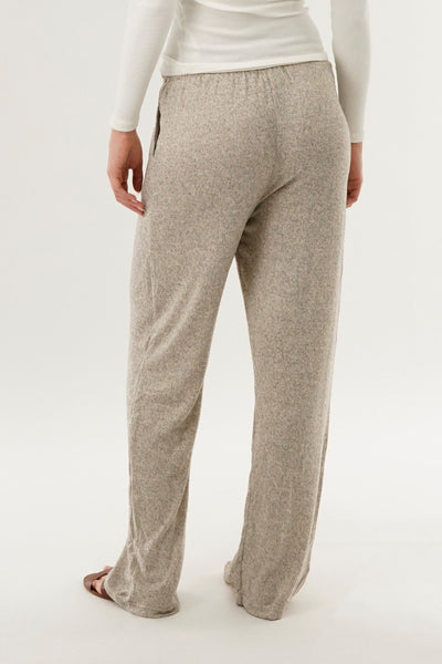International INC Company Wide Leg Knit Sweatpants - Beige - Womens Joggers & Sweatpants - Fairweather
