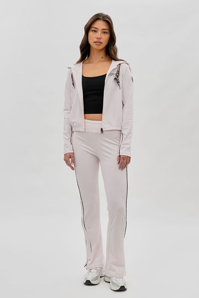 Super Triple Goose Side Piping Detail Active Pants - Blush - Womens Pants - Fairweather